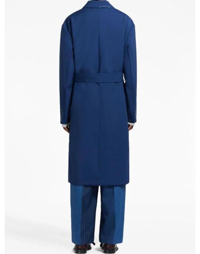 마르니 [해외직구] 24SS 마르니 트렌치 코트 SPMA0223MSTW83900B65 Blue 착용컷