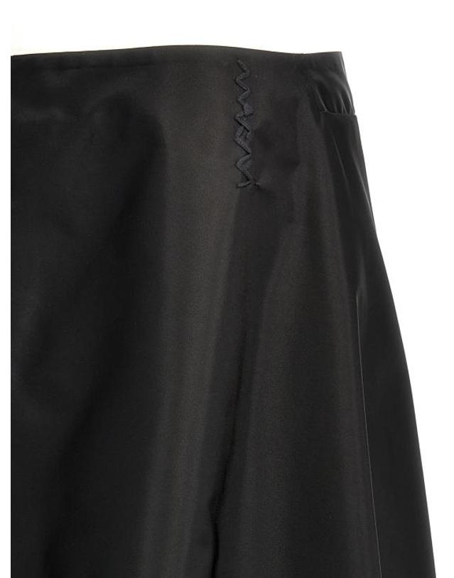 마르니 [해외직구] 24FW 마르니 스커트 MA299130BM BLACK 착용컷