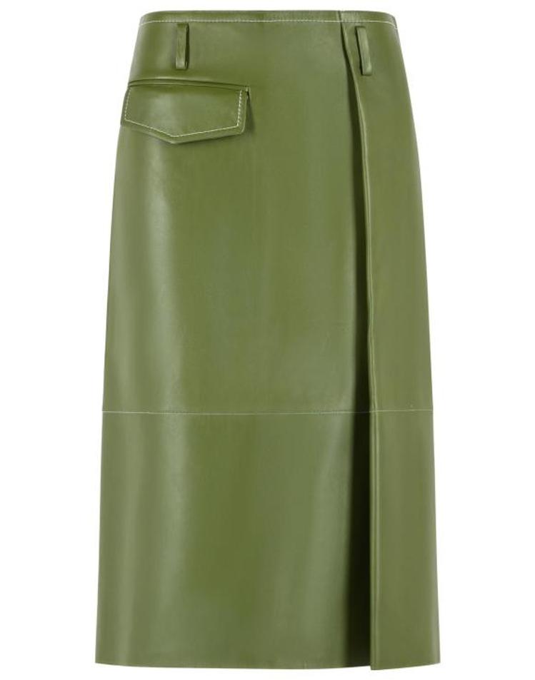 MARNI [해외직구] 26FW 마르니 미디 스커트 GOMX0845J0 ULA76900V78 Green