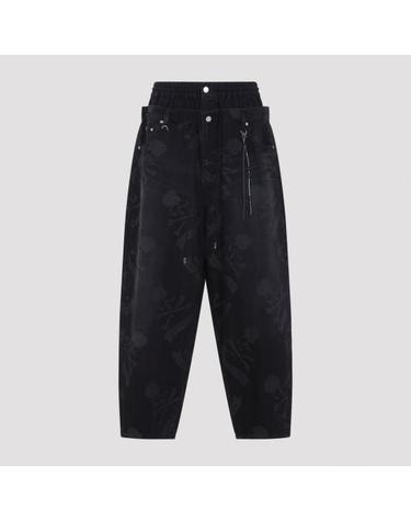 [해외직구] 26SS 마스터마인드 데님 팬츠 MW26SE1PA006 002 BLACK