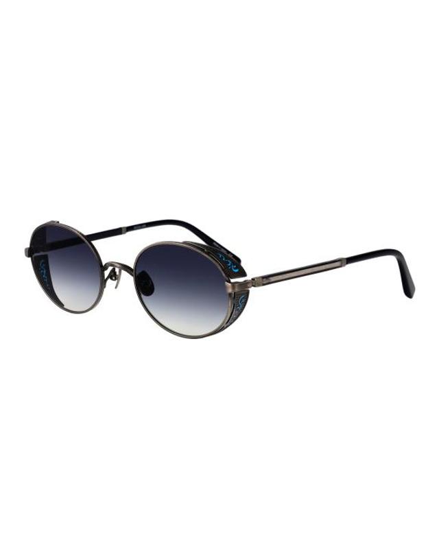 마츠다 [해외직구] 26SS 마츠다 선글라스 M3137 ASBL ANTIQUE SILVER BLUE GRADIENT 착용컷