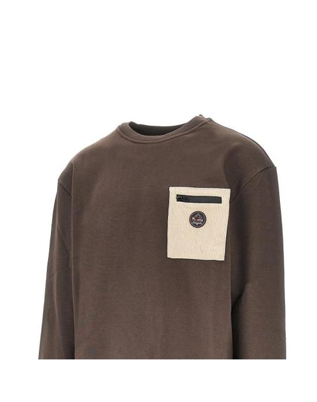 마우나케아 [해외직구] 26FW 마우나케아 긴팔 티셔츠 MKU664 Brown 착용컷
