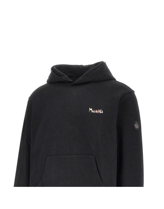 마우나케아 [해외직구] 26FW 마우나케아 후드 티셔츠 MKA676 Black 착용컷