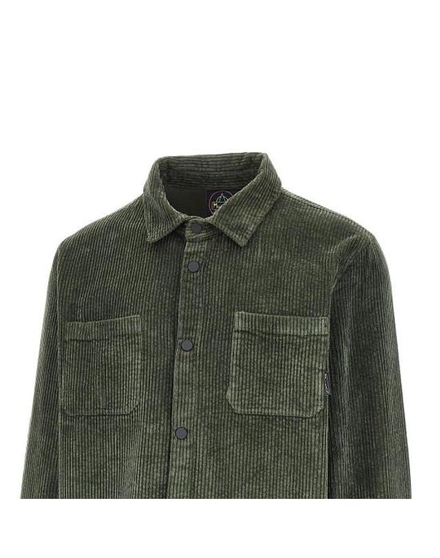 마우나케아 [해외직구] 26FW 마우나케아 데님 셔츠 MKU137 Green 착용컷