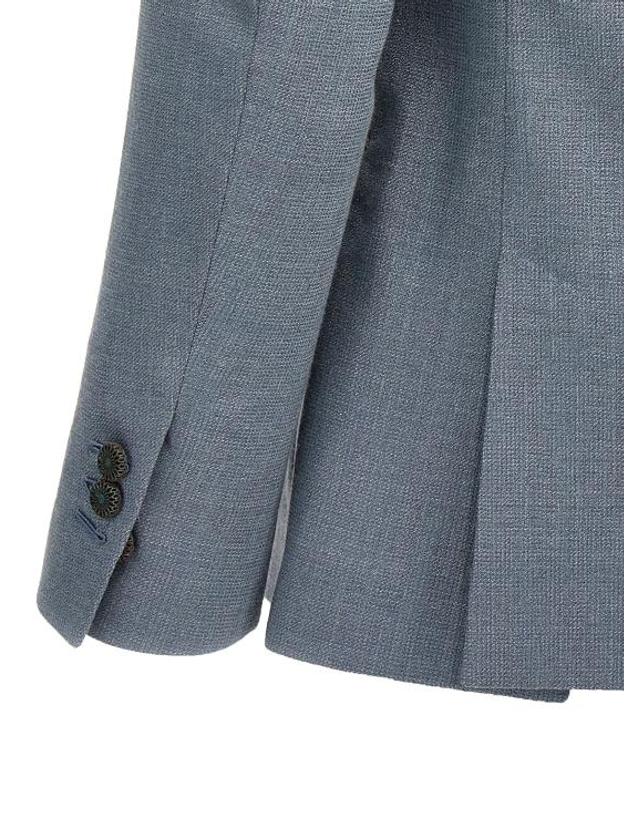 마우리치오미리 [해외직구] 24SS 리지오 미리 수트 자켓 SAM2000144 Light Blue 착용컷