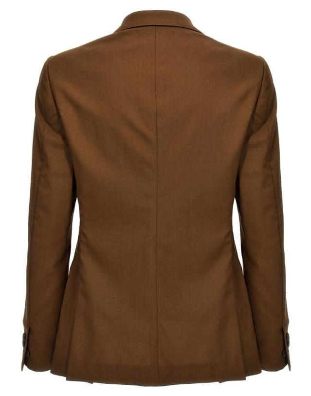 마우리치오미리 [해외직구] 24SS 리지오 미리 수트 자켓 KEANU9760500199689 Brown 착용컷