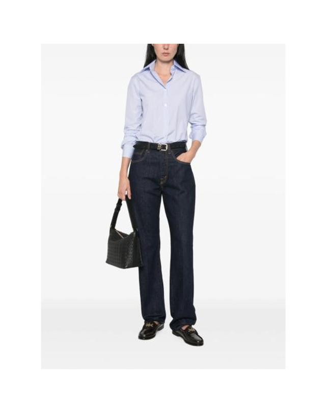 마짜렐리 [해외직구] 26FW 마짜렐리 셔츠 135 GEA C 26 BLUE 착용컷
