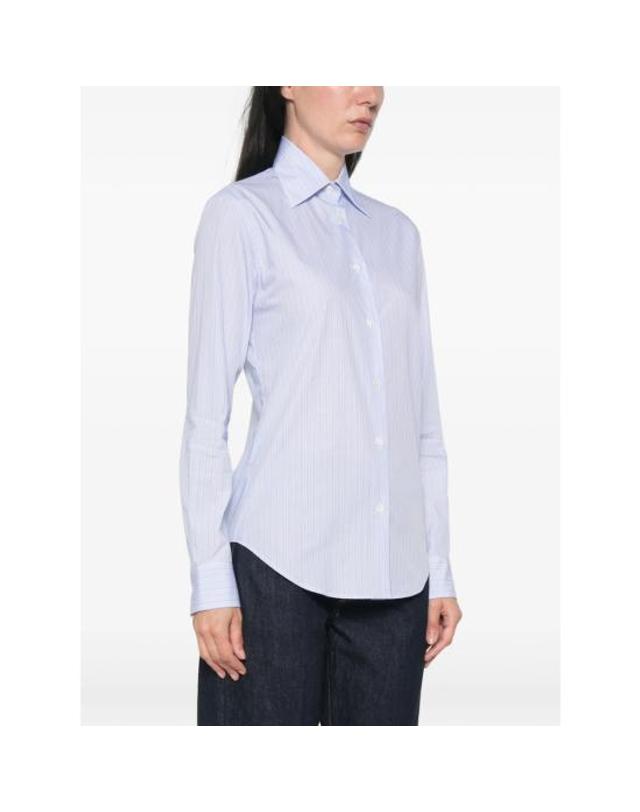 마짜렐리 [해외직구] 26FW 마짜렐리 셔츠 135 GEA C 26 BLUE 착용컷