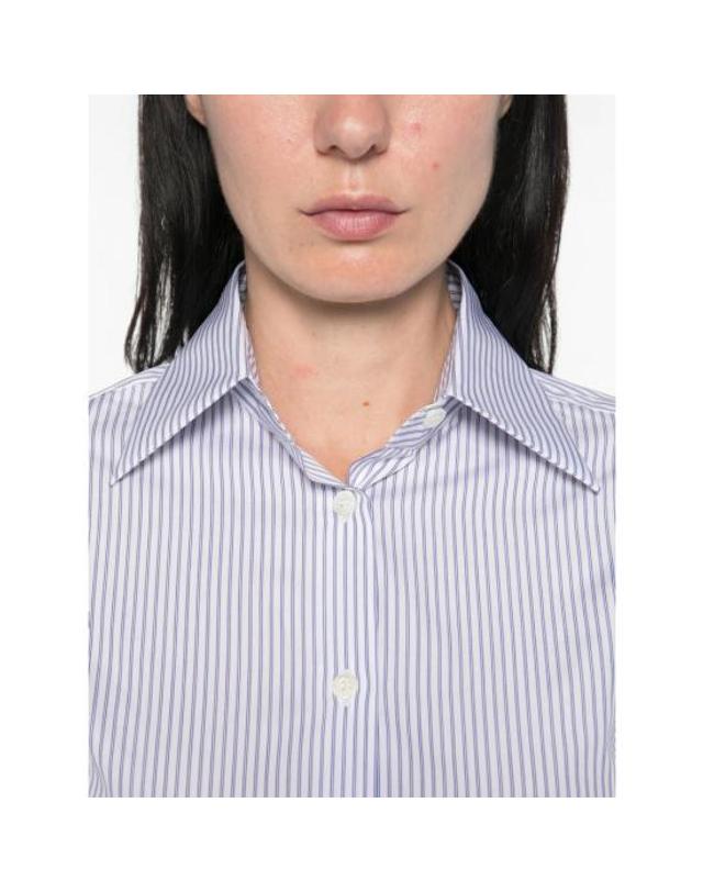 마짜렐리 [해외직구] 26FW 마짜렐리 셔츠 135 GEA C 27 WHITE BLUE 착용컷