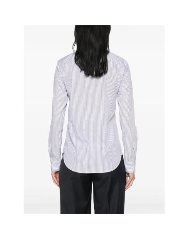 마짜렐리 [해외직구] 26FW 마짜렐리 셔츠 135 GEA C 27 WHITE BLUE 착용컷