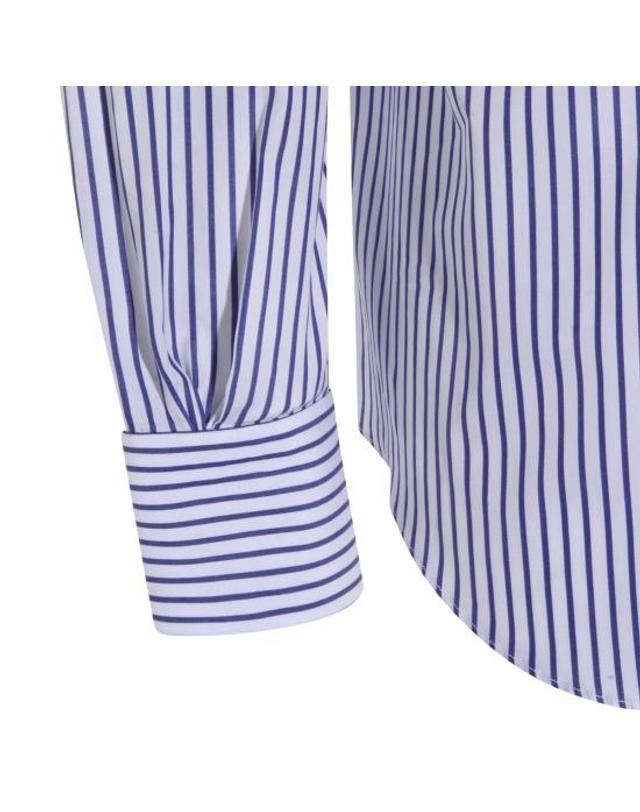 마짜렐리 [해외직구] 26FW 마짜렐리 셔츠 80 02388 BIANCO BLU 착용컷