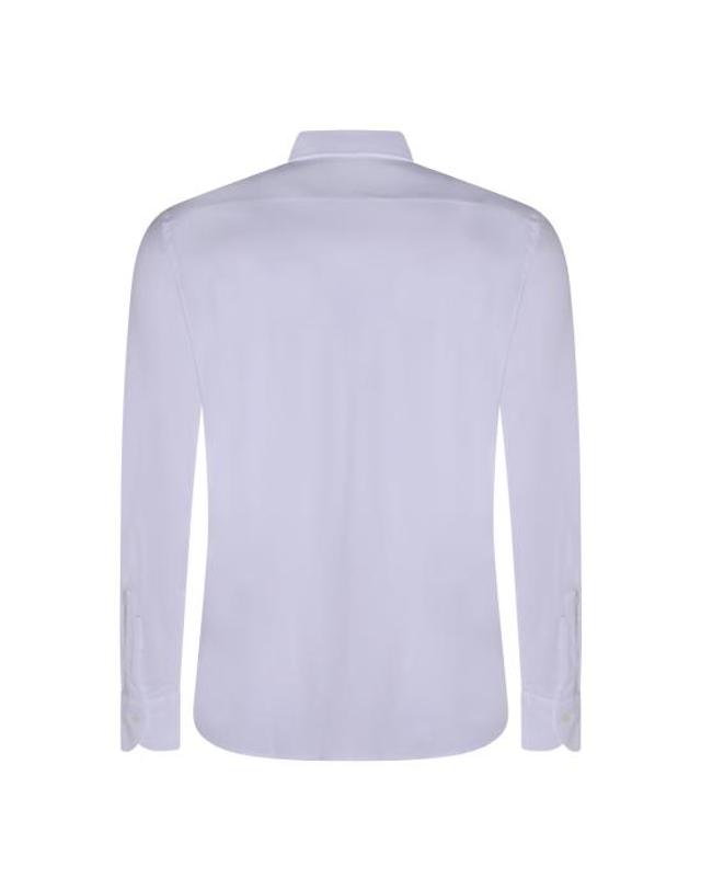 마짜렐리 [해외직구] 26FW 마짜렐리 긴팔 셔츠 FREETIMEUNI 1 Bianco 착용컷