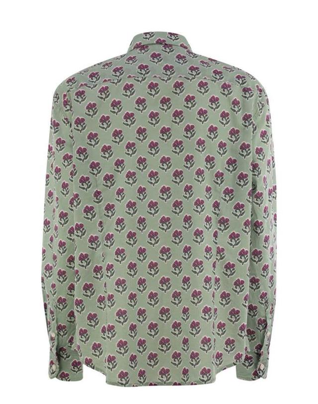 엠씨투 세인트바스 [해외직구] 25SS 세인트바쓰 셔츠 MDH001 01316H GREEN 착용컷