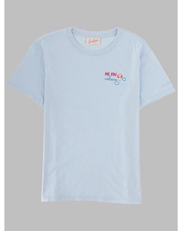 [해외직구] 26SS 세인트바쓰 반팔 티셔츠 EMI0001 01097L31 BABY BLUE