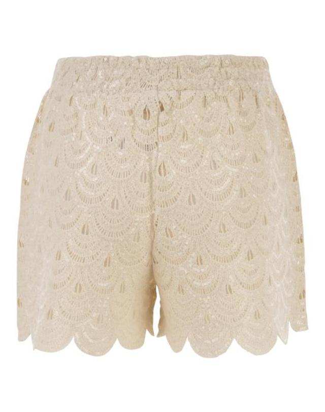 엠씨투 세인트바스 [해외직구] 26SS 세인트바쓰 숏팬츠 MEA002 LIGHT BEIGE 착용컷