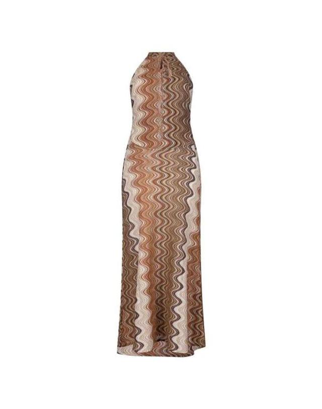 엠씨투 세인트바스 [해외직구] 26SS 세인트바쓰 롱 원피스 TOY000101846L Brown 착용컷