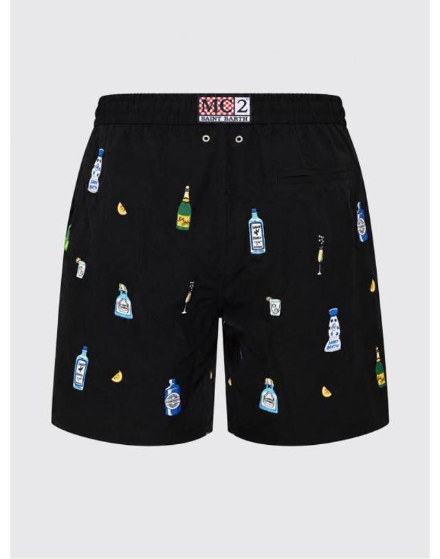 엠씨투 세인트바스 [해외직구] 26SS 세인트바쓰 스윔팬츠 LIG0010 01190L Black 착용컷