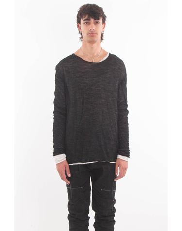 [해외직구] 25FW 엠디75 스웨터 MD12133 BLACK WHITE Black