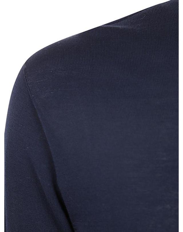 엠디75 [해외직구] 24SS 엠디75 스웨터 MD10217NORICAMO BASIC BLUE 착용컷