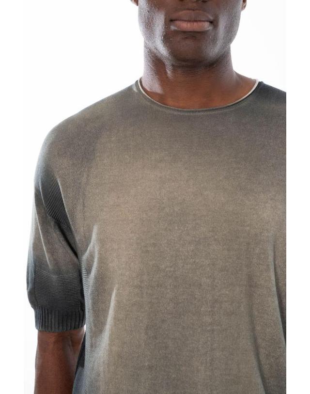 엠디75 [해외직구] 26SS 엠디75 스웨터 MD13213 GREY BLACK Grey 착용컷
