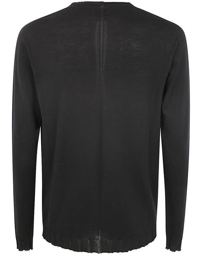 엠디75 [해외직구] 24SS 엠디75 스웨터 MD10217NORICAMO BASIC BLACK 착용컷