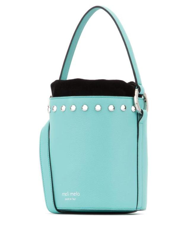 멜리멜로 [해외직구] 18SS 멜리멜로 숄더백 SA02149SD TURQUOISE 착용컷