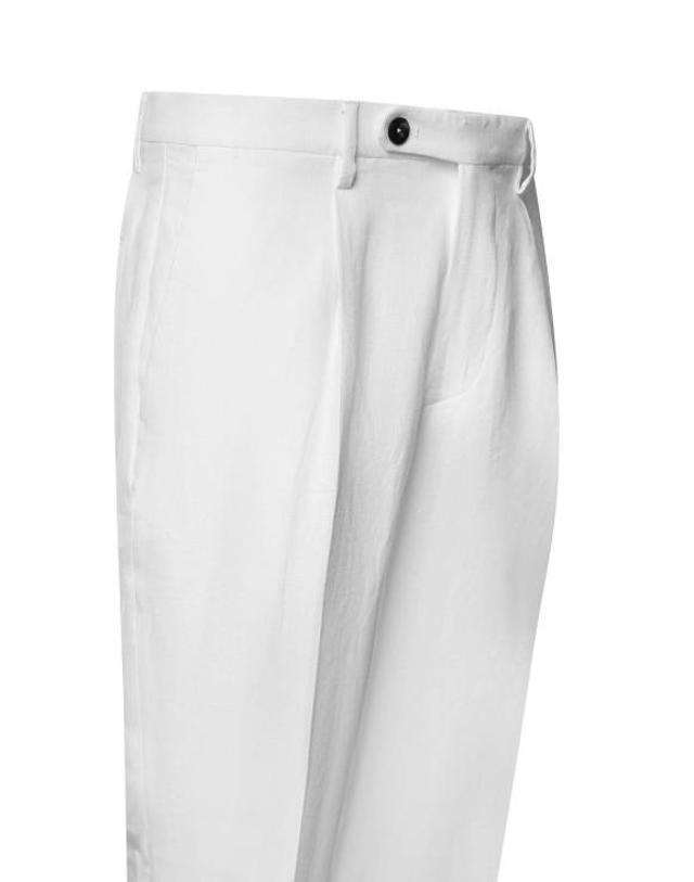 마이클 콜 [해외직구] 26SS 마이클 콜 스트레이트 팬츠 MCFRK3259S26282 White 착용컷