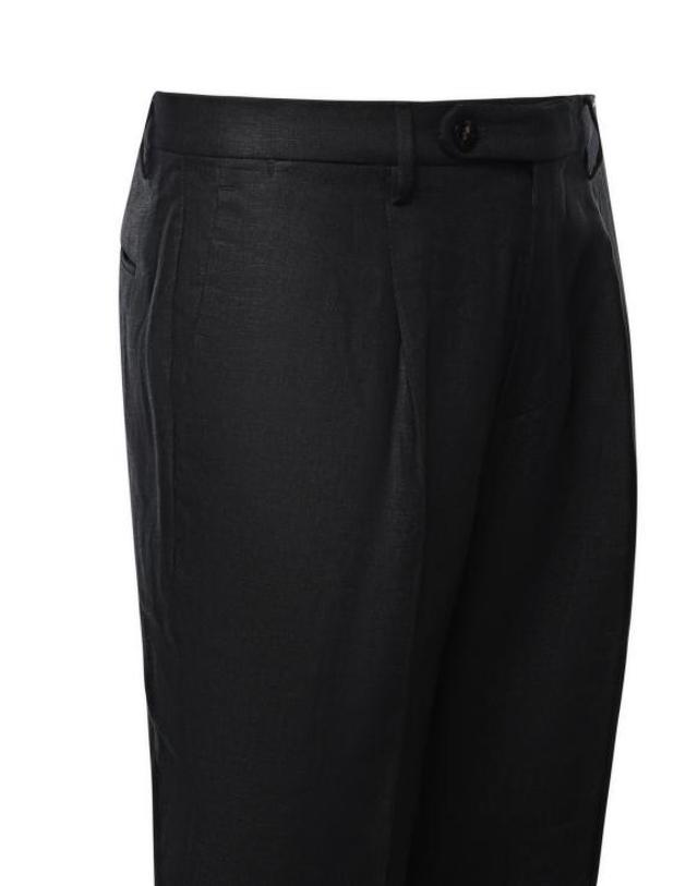 마이클 콜 [해외직구] 26FW 마이클 콜 스트레이트 팬츠 MCFRK3259S26 019 BLACK 착용컷