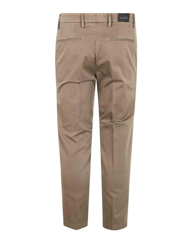마이클 콜 [해외직구] 25SS 마이클 콜 수트 팬츠 MCBRAPLS2563S25DARK Brown 착용컷