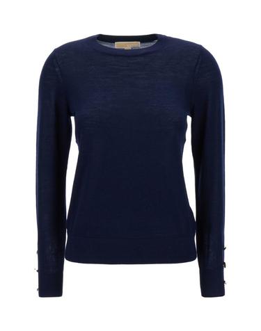 [해외직구] 23FW 마이클 코어스 스웨터 MU260EF4VR 409 MIDNIGHT BLUE
