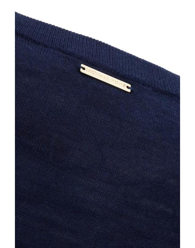 마이클 코어스 [해외직구] 23FW 마이클 코어스 스웨터 MU260EF4VR 409 MIDNIGHT BLUE 착용컷