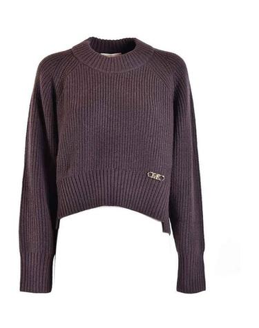 [해외직구] 23FW 마이클 코어스 스웨터 MF360NR6V1201 Brown