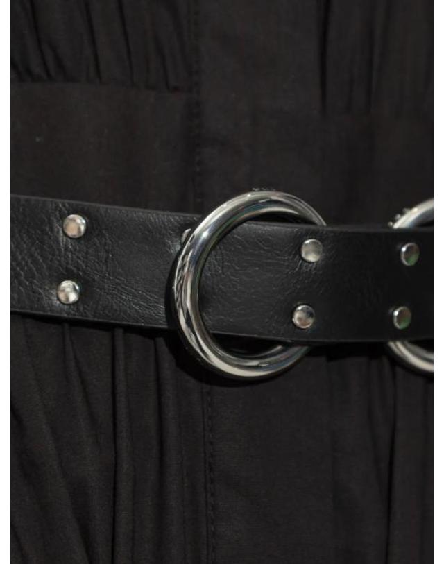 마이클 코어스 [해외직구] 25SS 마이클 코어스 원피스 MS5830KF4C 001 Black 착용컷