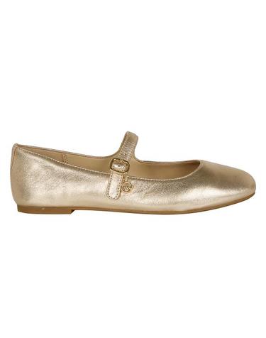 [해외직구] 26SS 마이클 코어스 플랫 슈즈 40S6NLFP1M740 PALE METALLIC