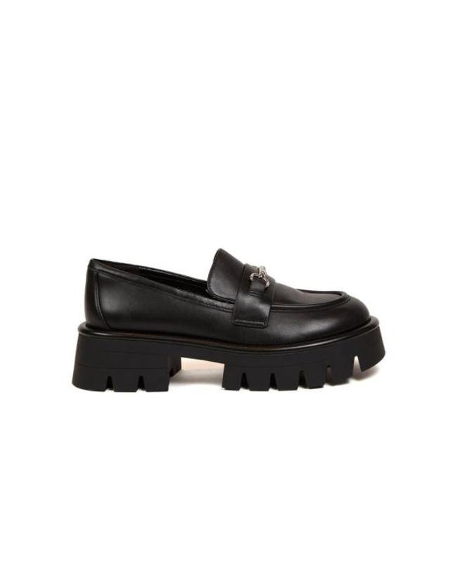 마이클 코어스 [해외직구] 마이클 코어스 플랫 슈즈 MASTER 49S6CRFP4L BLACK Michael Kors 착용컷