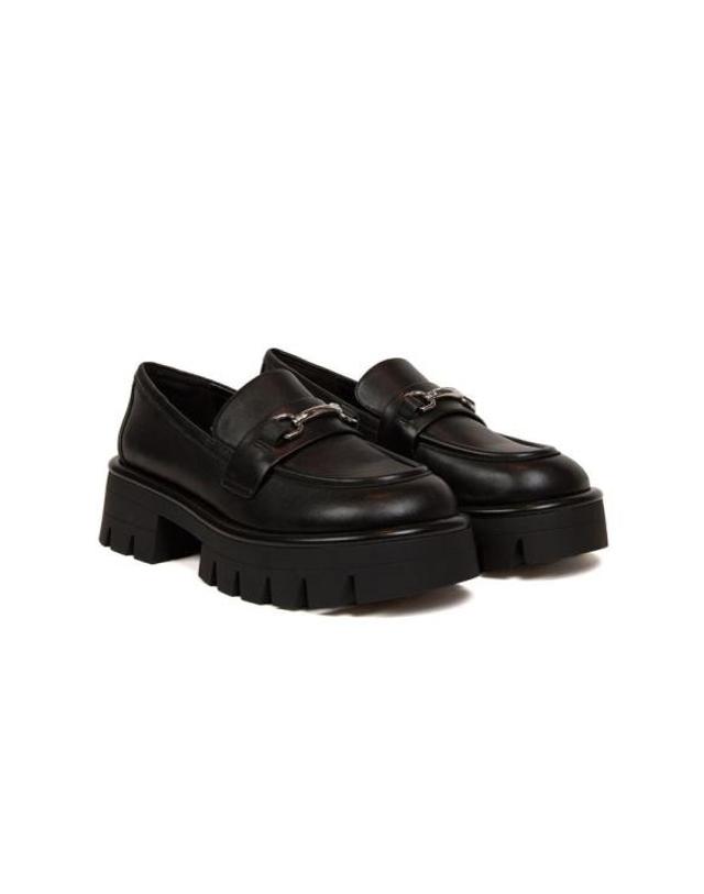 마이클 코어스 [해외직구] 마이클 코어스 플랫 슈즈 MASTER 49S6CRFP4L BLACK Michael Kors 착용컷