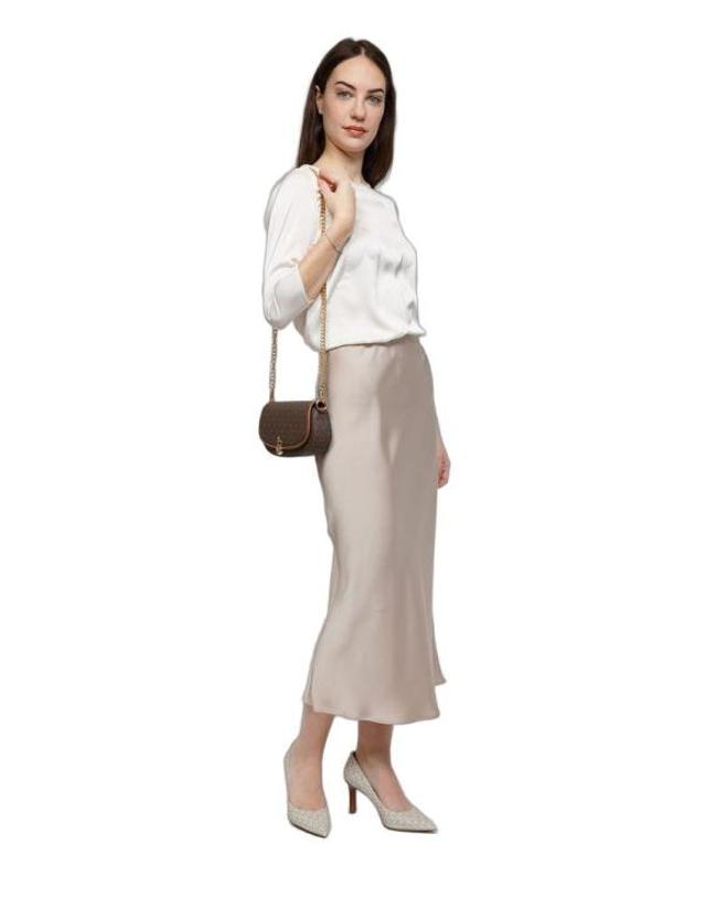 마이클 코어스 [해외직구] 마이클 코어스 크로스백 35F5GIMC1B BROWN ONESIZE Michael Kors 착용컷