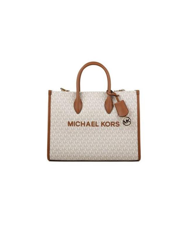 마이클 코어스 [해외직구] 마이클 코어스 토트백 35R5G7ZT2B VANILLA ONESIZE Michael Kors BEIGE 착용컷