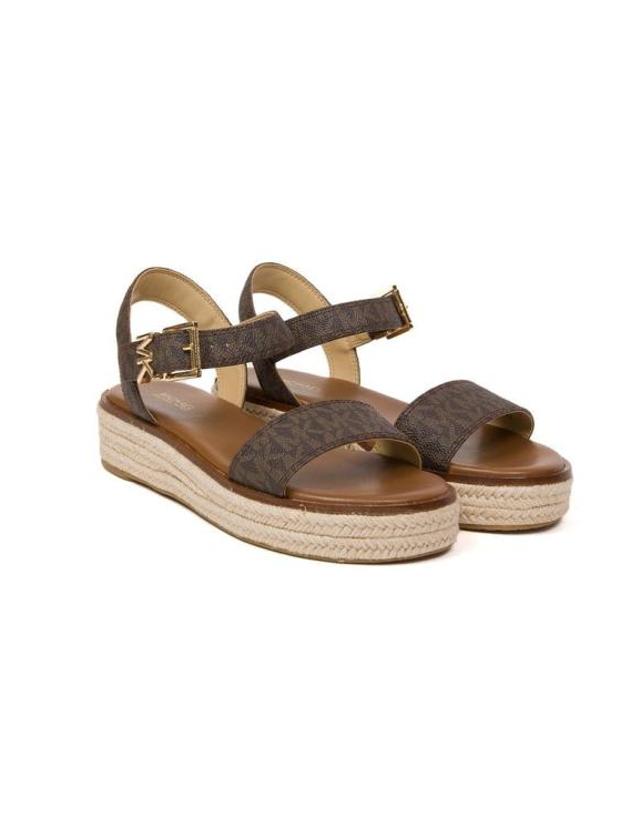 마이클 코어스 [해외직구] 마이클 코어스 플랫 슈즈 MASTER 49R5RIFP1B BROWN Michael Kors 착용컷