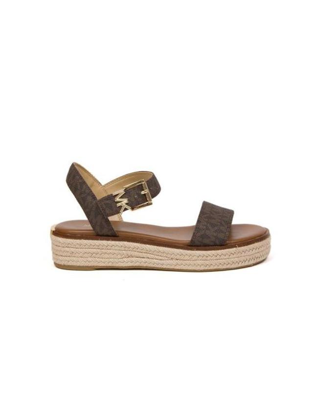 마이클 코어스 [해외직구] 마이클 코어스 플랫 슈즈 MASTER 49R5RIFP1B BROWN Michael Kors 착용컷