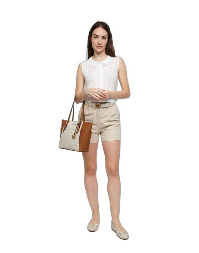 마이클 코어스 [해외직구] 마이클 코어스 토트백 35T0GCFT3B VANILLA ONESIZE Michael Kors BROWN 착용컷