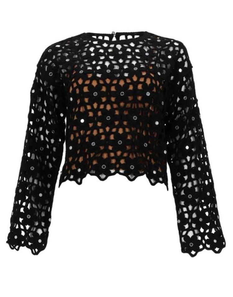 MICHAEL KORS [해외] 26SS 마이클 코어스 긴팔 티셔츠 MS651ZMKNE 001BLACK