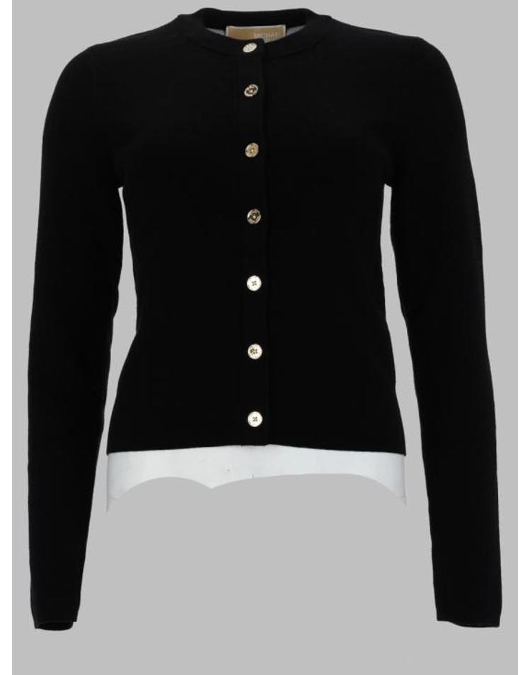 [해외] 26FW 마이클 코어스 가디건 MT5617W4VR 001BLACK E8TTXX71390
