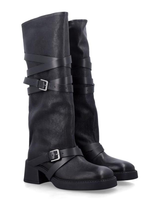 미스타 [해외직구] 26FW 미스타 슈즈 E84230 BLACK NERO 착용컷