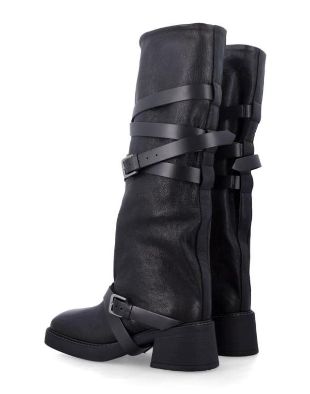 미스타 [해외직구] 26FW 미스타 슈즈 E84230 BLACK NERO 착용컷
