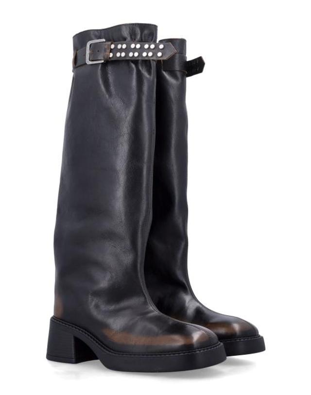 미스타 [해외직구] 26FW 미스타 부츠 E83995 BRUSHEDBR BROWN 착용컷