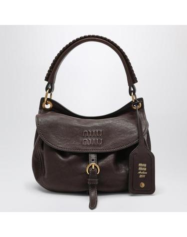 [해외직구] 26FW 미우미우 랑데부 나파 레더 백 5BC221OOO2BBL Brown