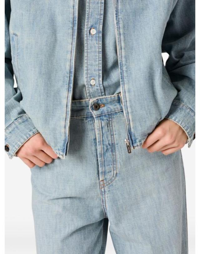 미우미우 [해외직구] 26SS 미우미우 샴브레이 진 GWP39418JIS232F0076 DENIM 착용컷