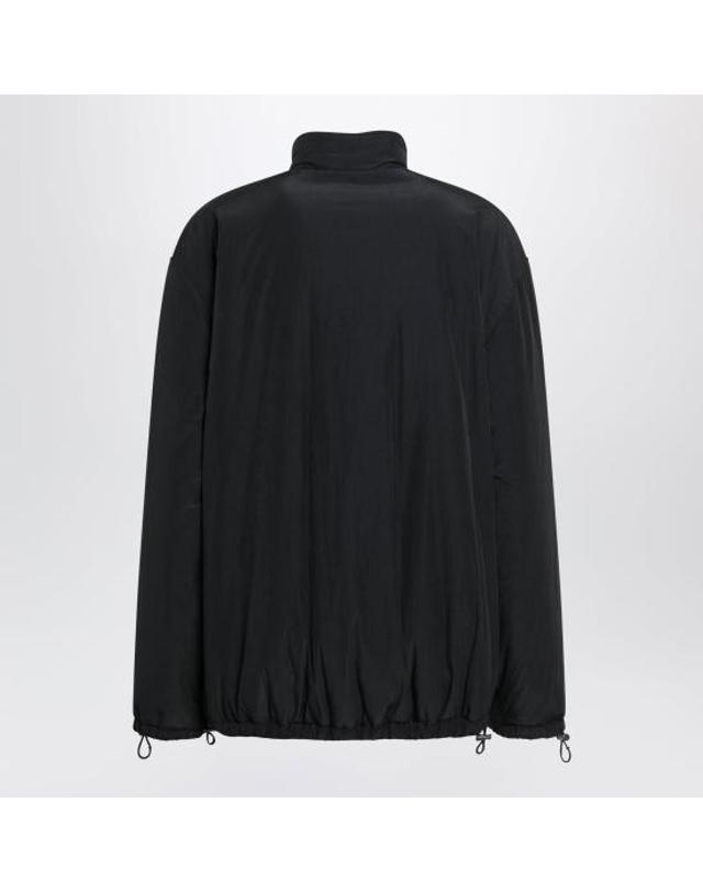 미우미우 [해외직구] 26FW 미우미우 로고 버튼 플리스 자켓 ML1541OOO6291 Black 착용컷