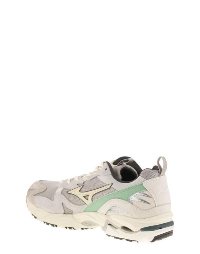 미즈노 [해외직구] 25FW 미즈노 스니커즈 D1GA2471 07 LIGHT GREY 착용컷